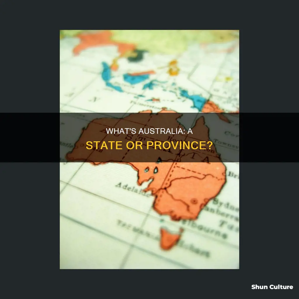 is australia a state or province