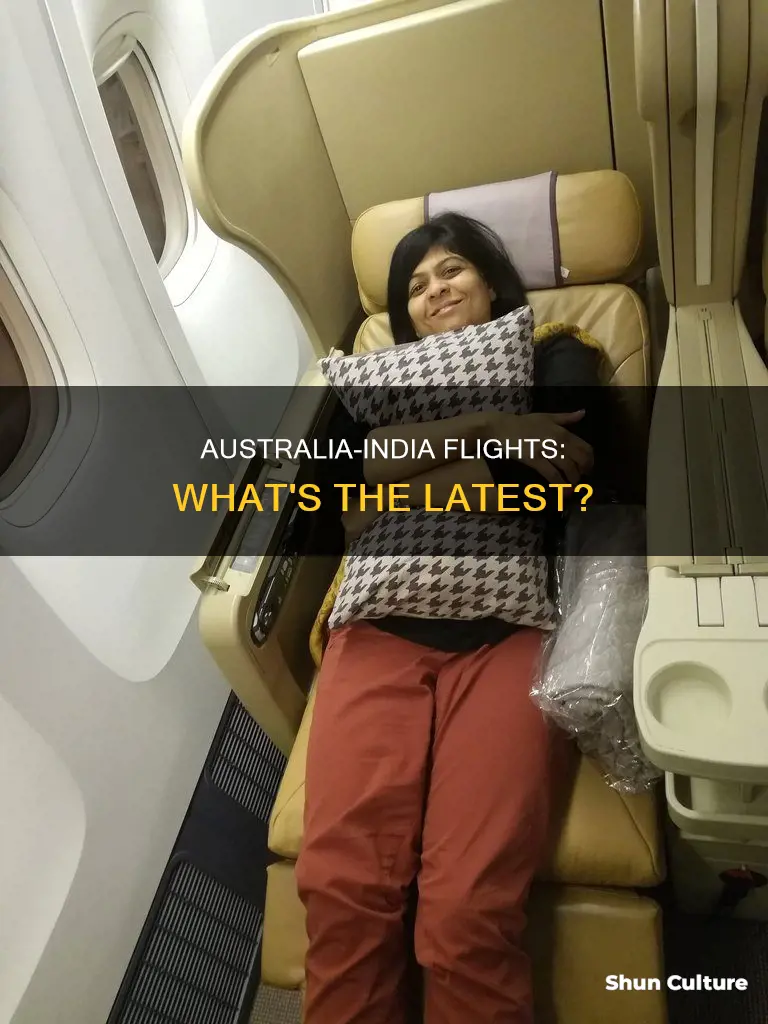 is australia accepting flights from india