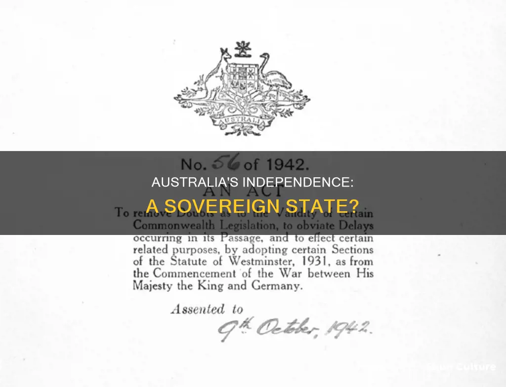 is australia an independent state