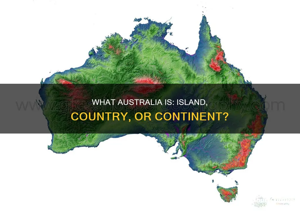 is australia an island continent or country