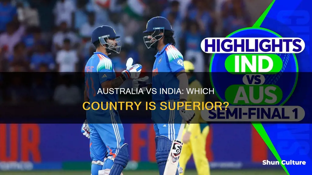 is australia better than india