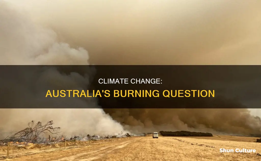 is australia burning because of climate change