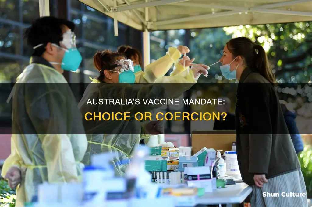 is australia forcing people to take the vaccine