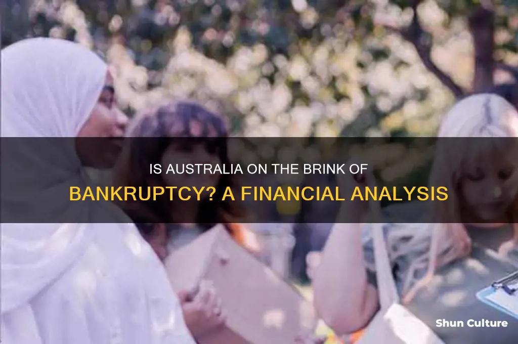 is australia going bankrupt