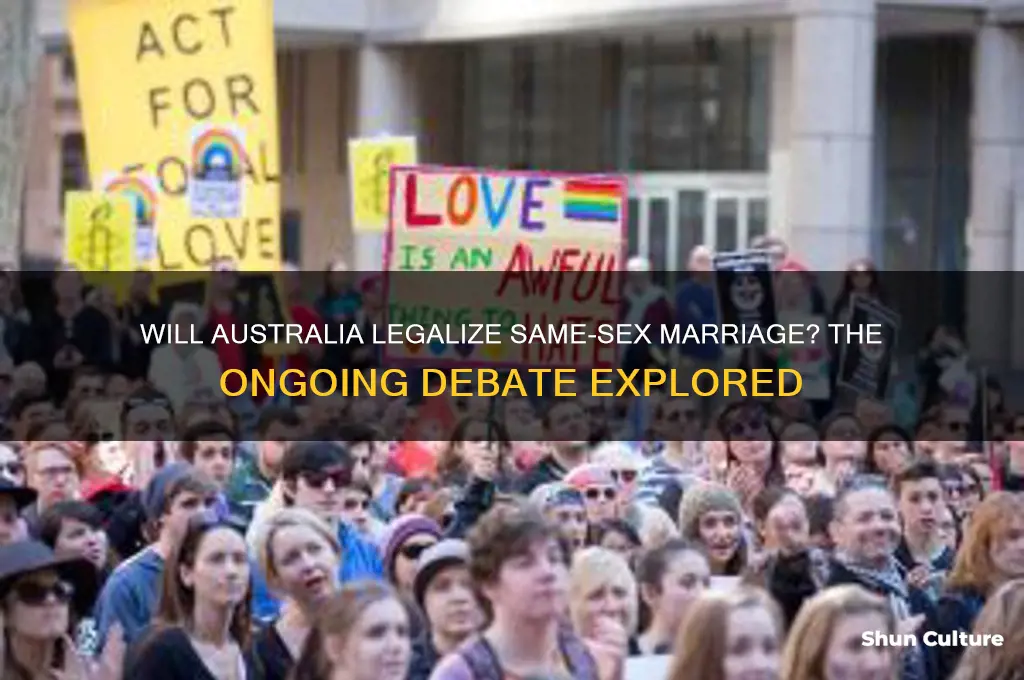 is australia going to allow gay marraige
