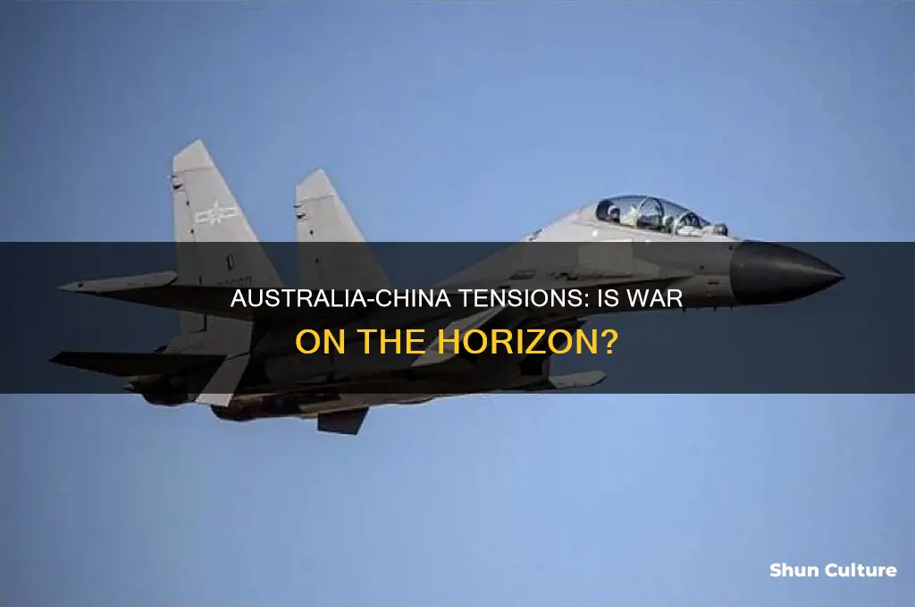 is australia going to war with china
