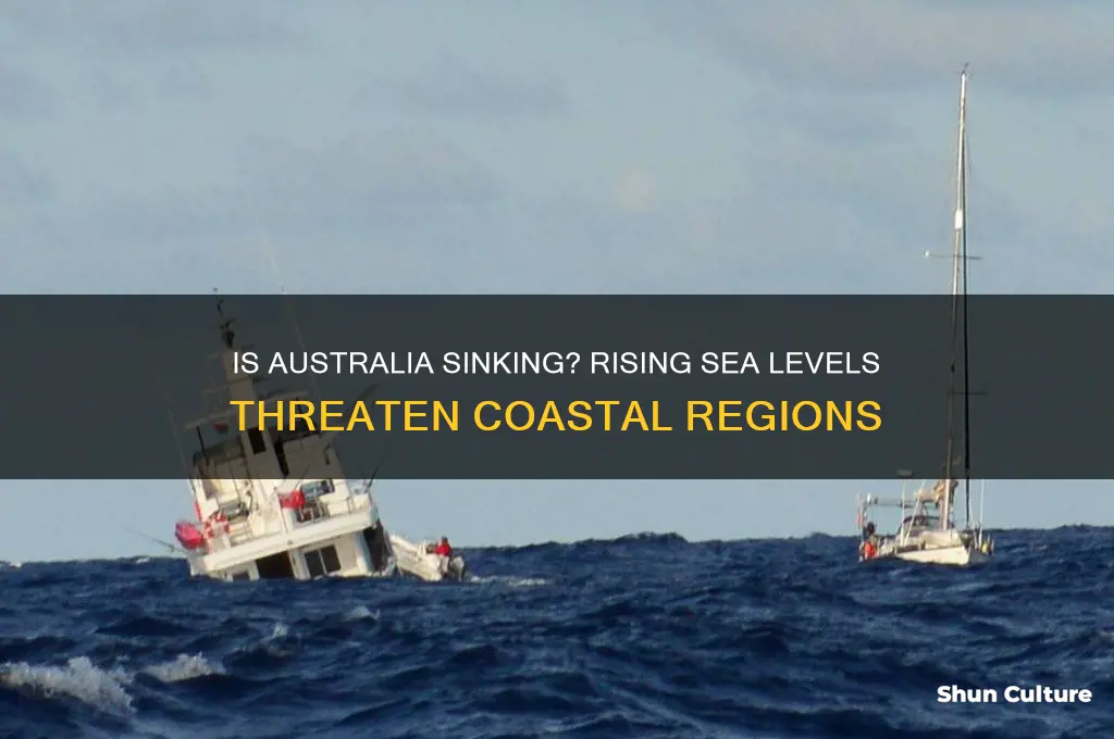 is australia going underwater