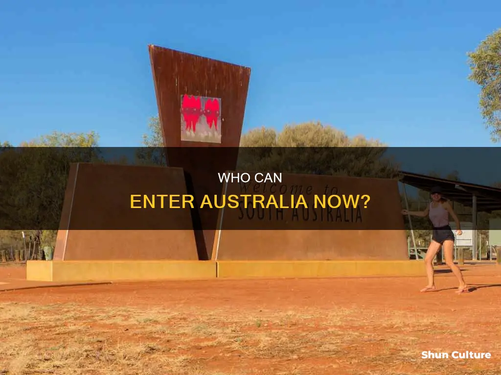 is australia letting people in