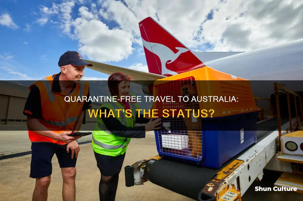 is australia quarantine free