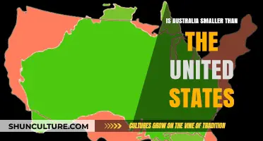 How Big is Australia Compared to the US?
