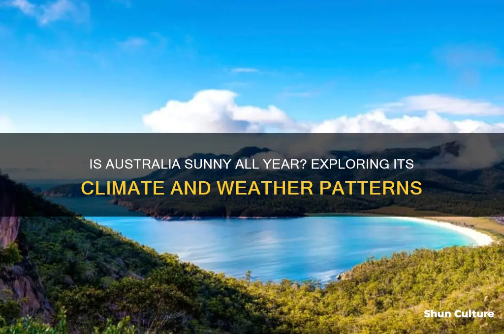 is australia sunny all year round