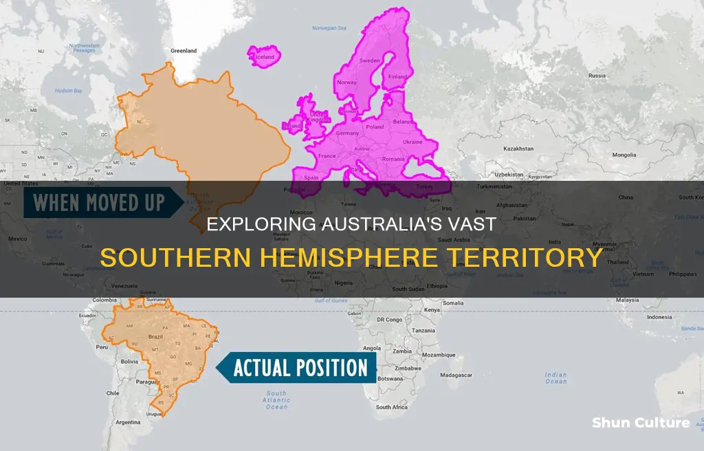 is australia the largest country in the southern hemisphere