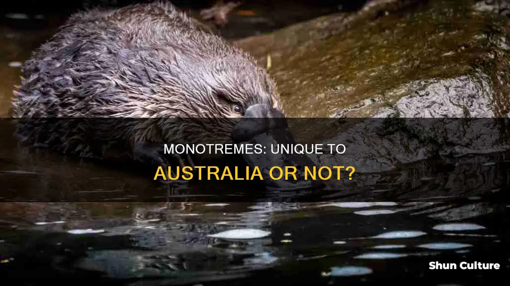 is australia the only country with monotremes