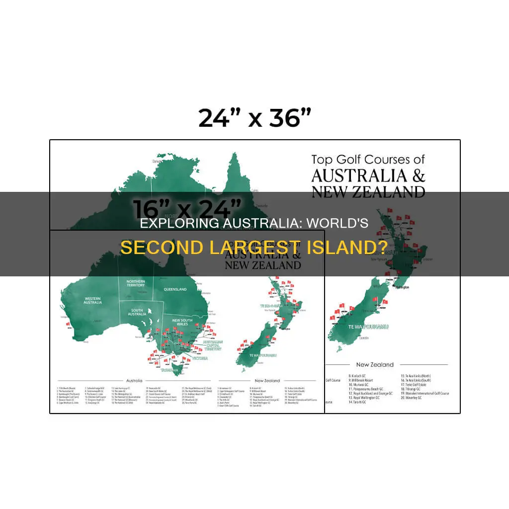 is australia the second largest island in the world