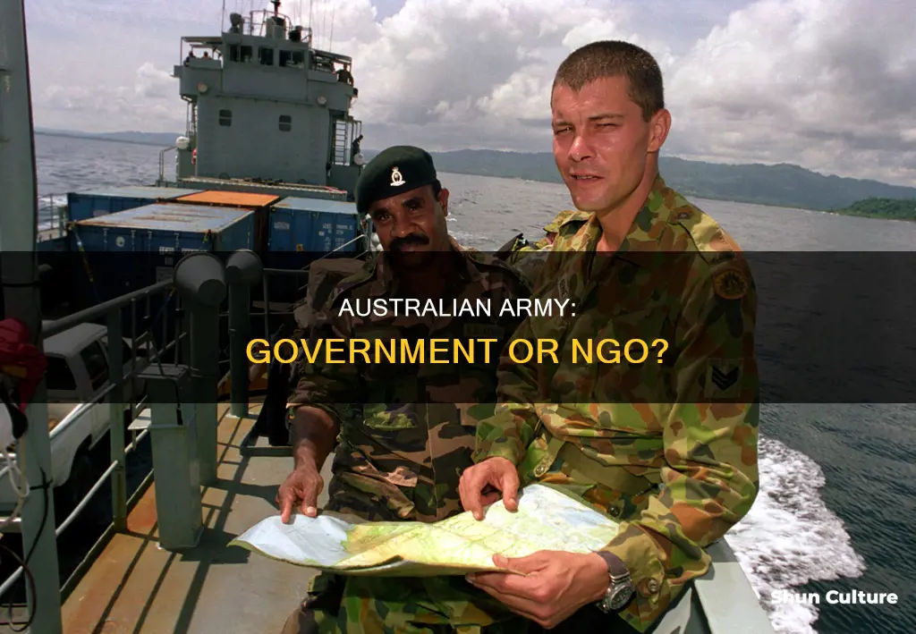 is australian army ngo or government