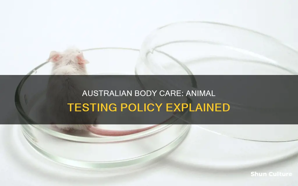is australian body care tested on animals