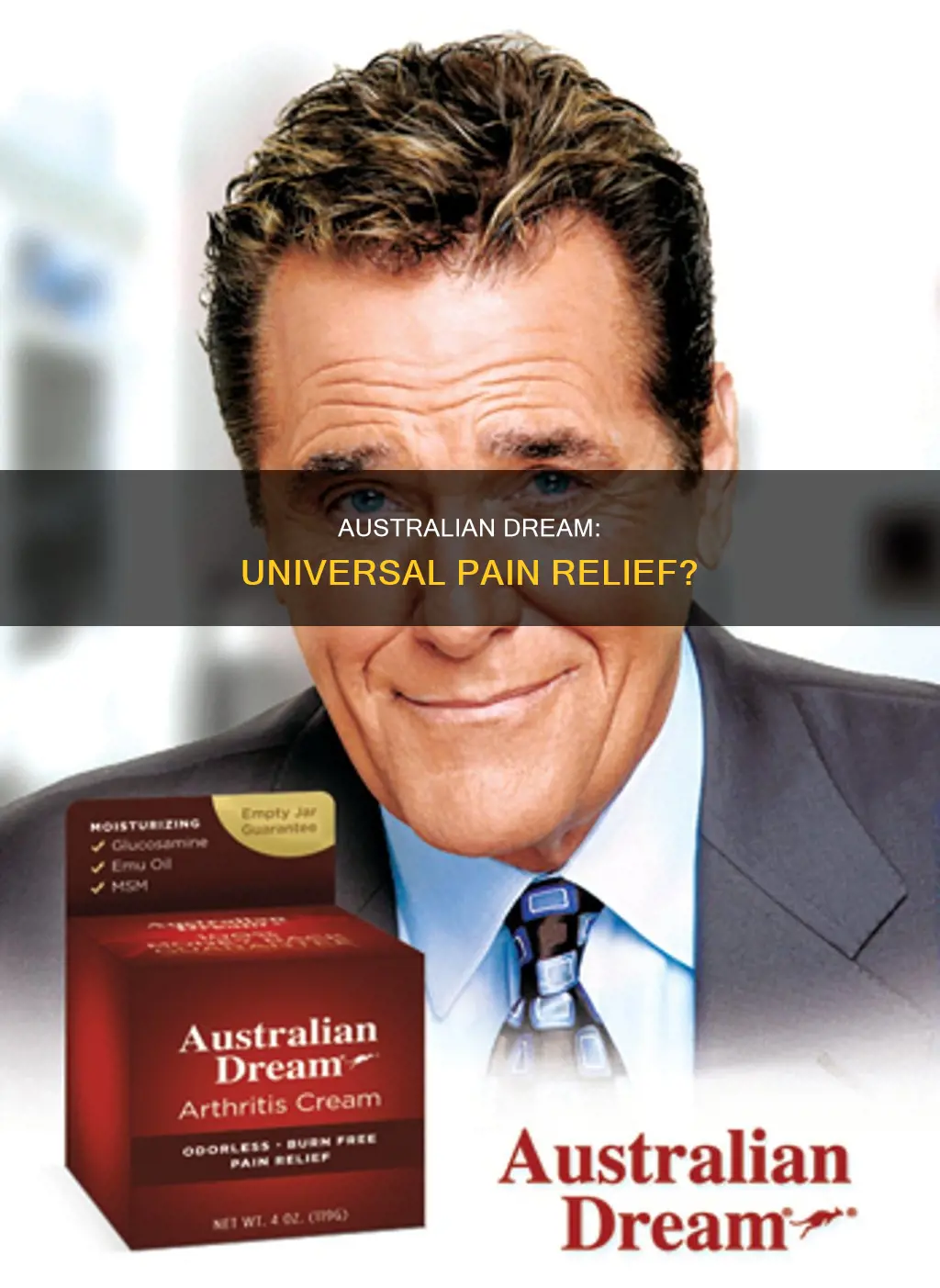 is australian dream good for all kinds of pain