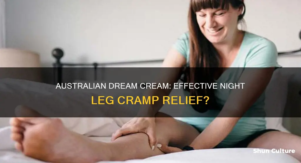 is australian dream good for muscle leg cramps at night