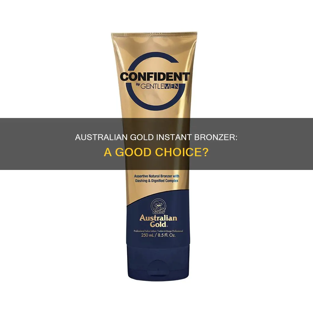 is australian gold instant bronzer good