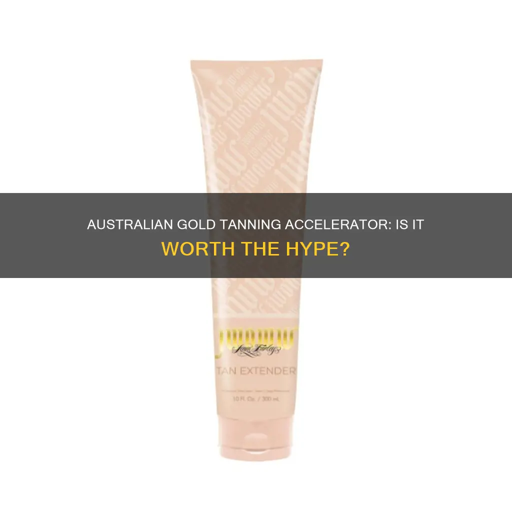 is australian gold tanning accelerator good