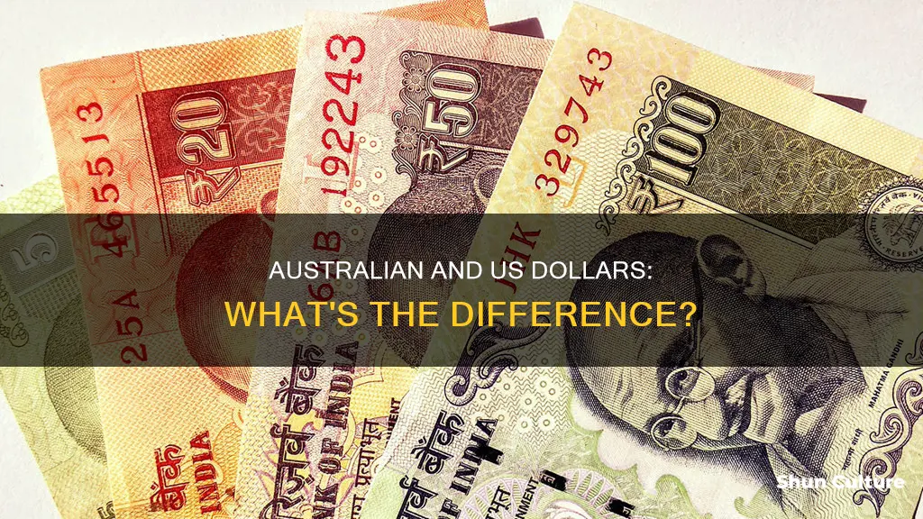 is australian money the same as us dollars
