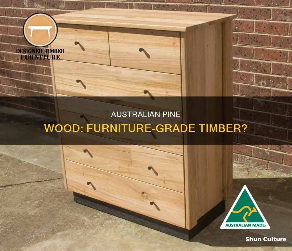 is australian pine wood good for furniture