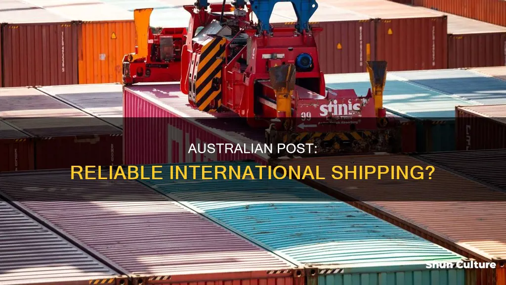 is australian post reliable with international shipping