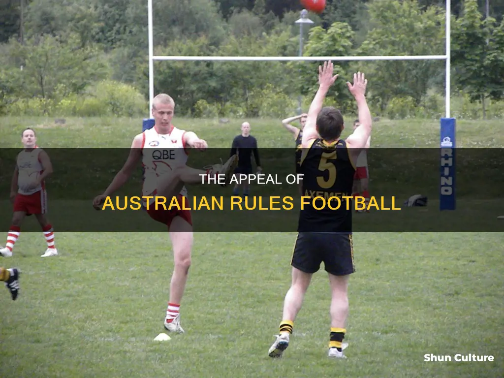 is australian rules football popular