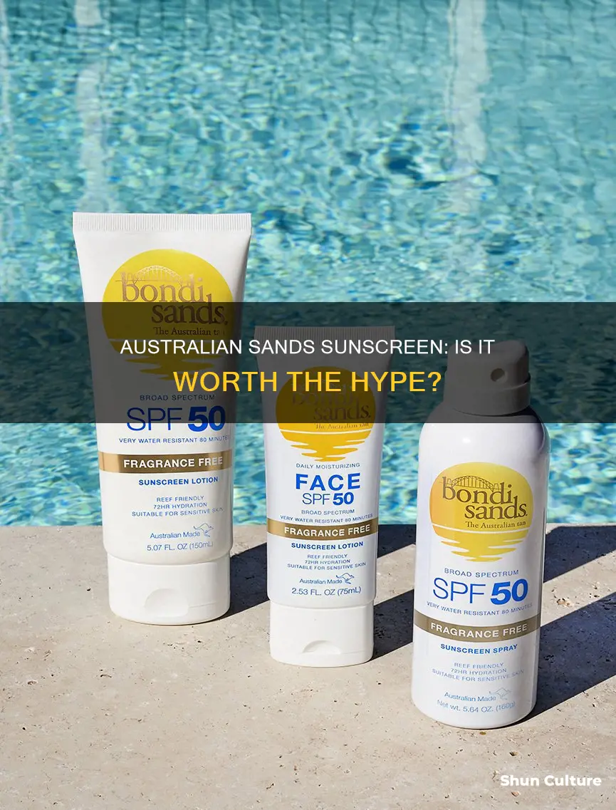 is australian sands sunscreen good