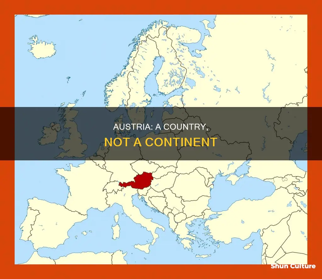 is austria a continent