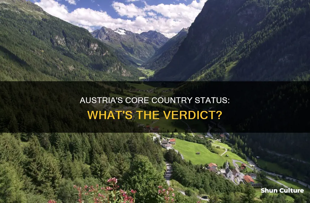 is austria a core country