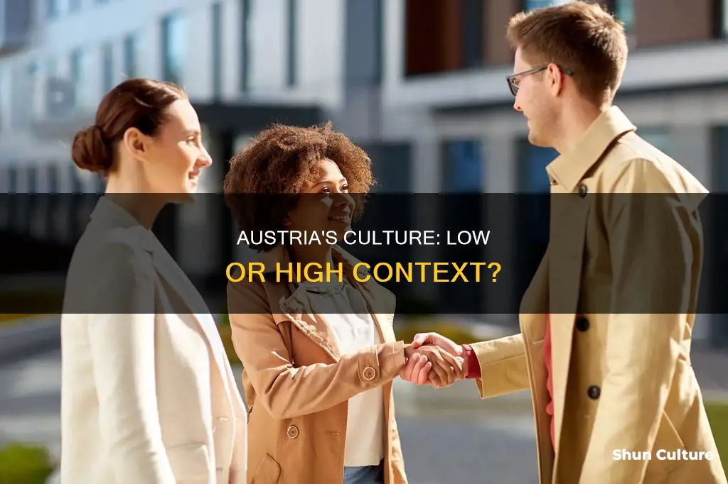 is austria a low pr high context culture