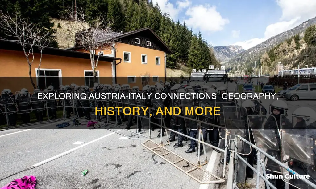 is austria and italy connected