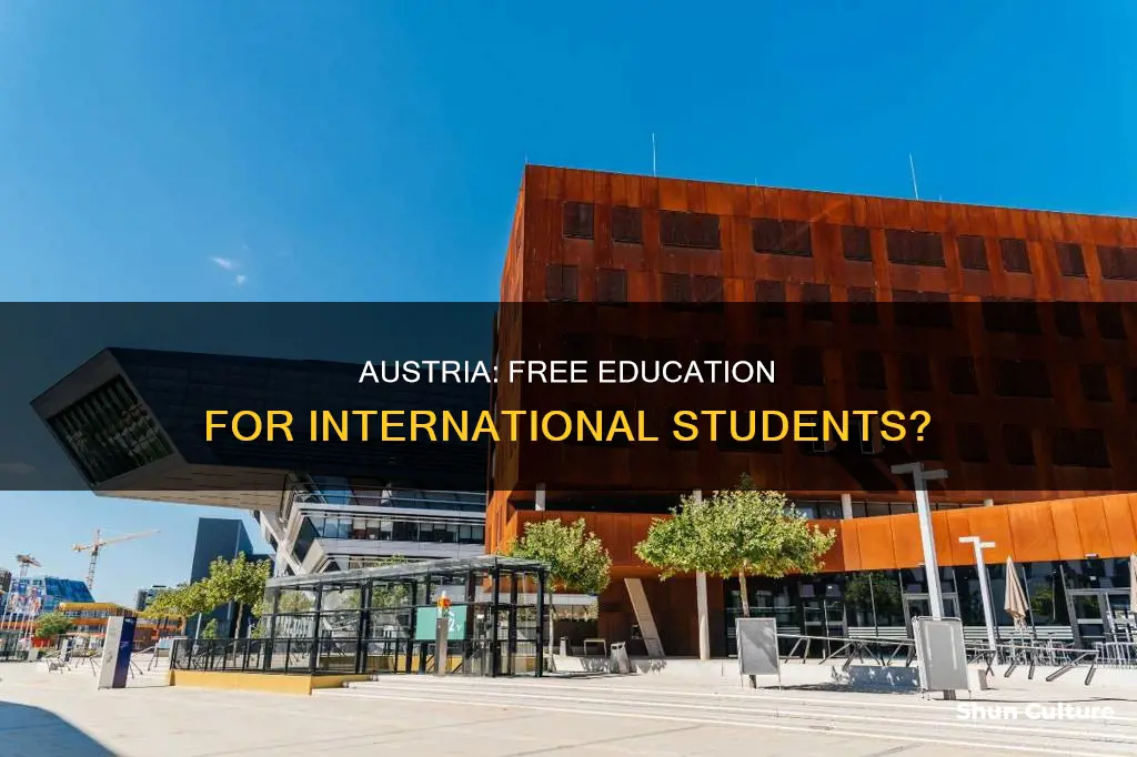 is austria free for international students