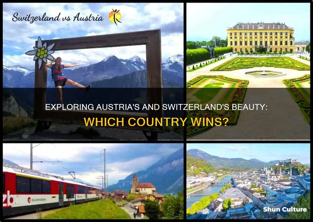 is austria more beautiful than switzerland