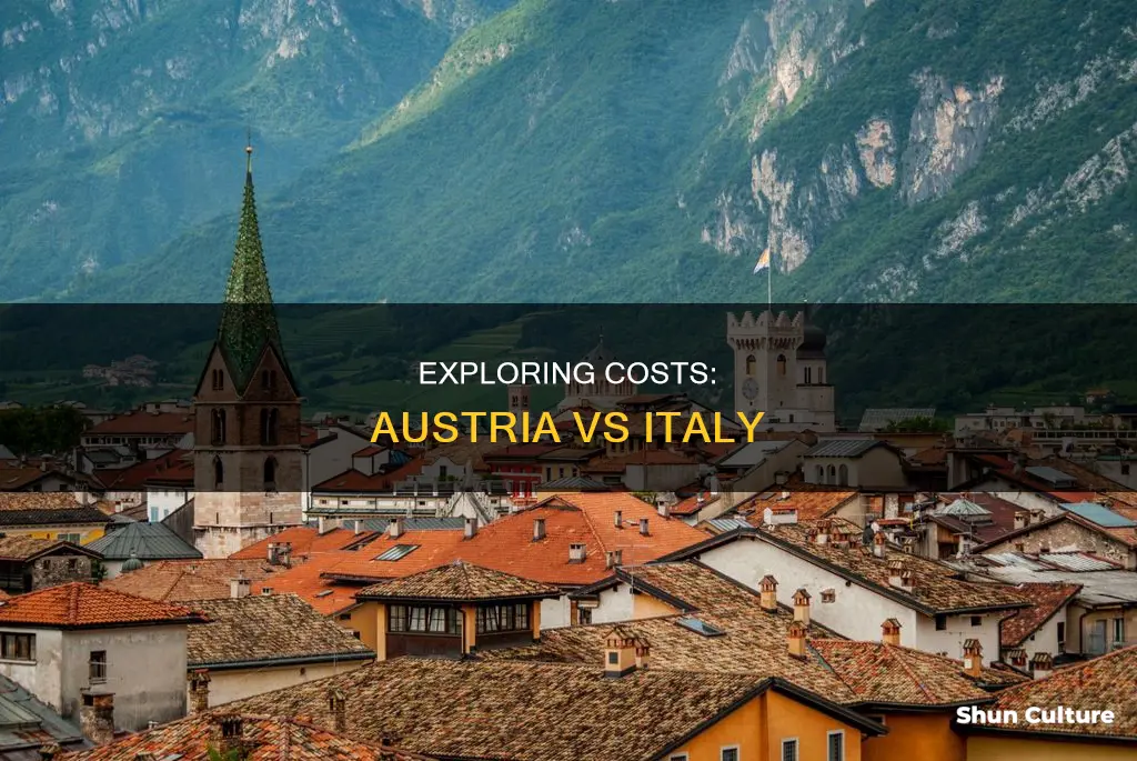 is austria more expensive than italy