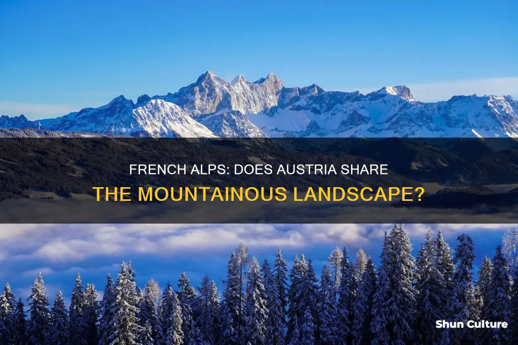 is austria part of the french alps