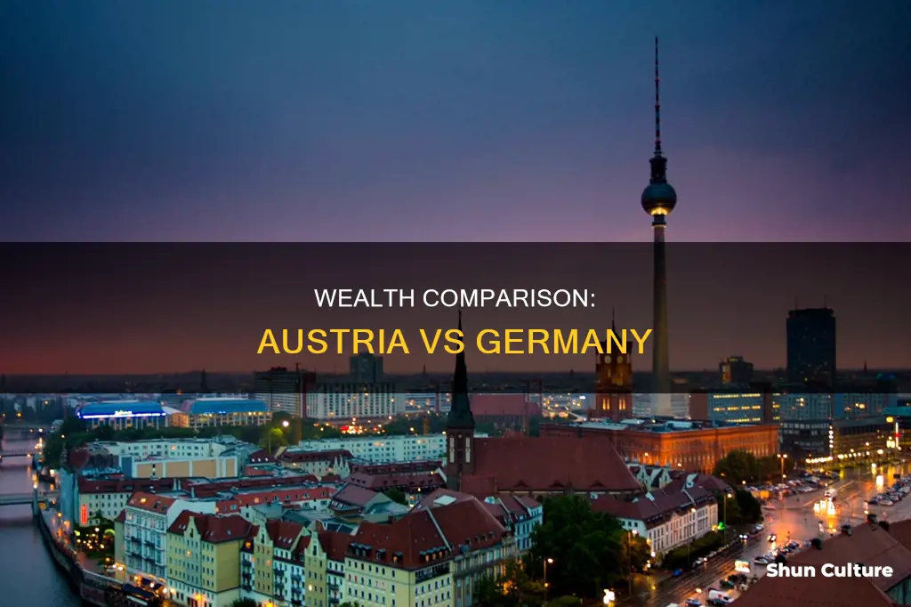 is austria richer than germany