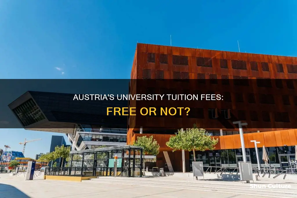 is austria university free