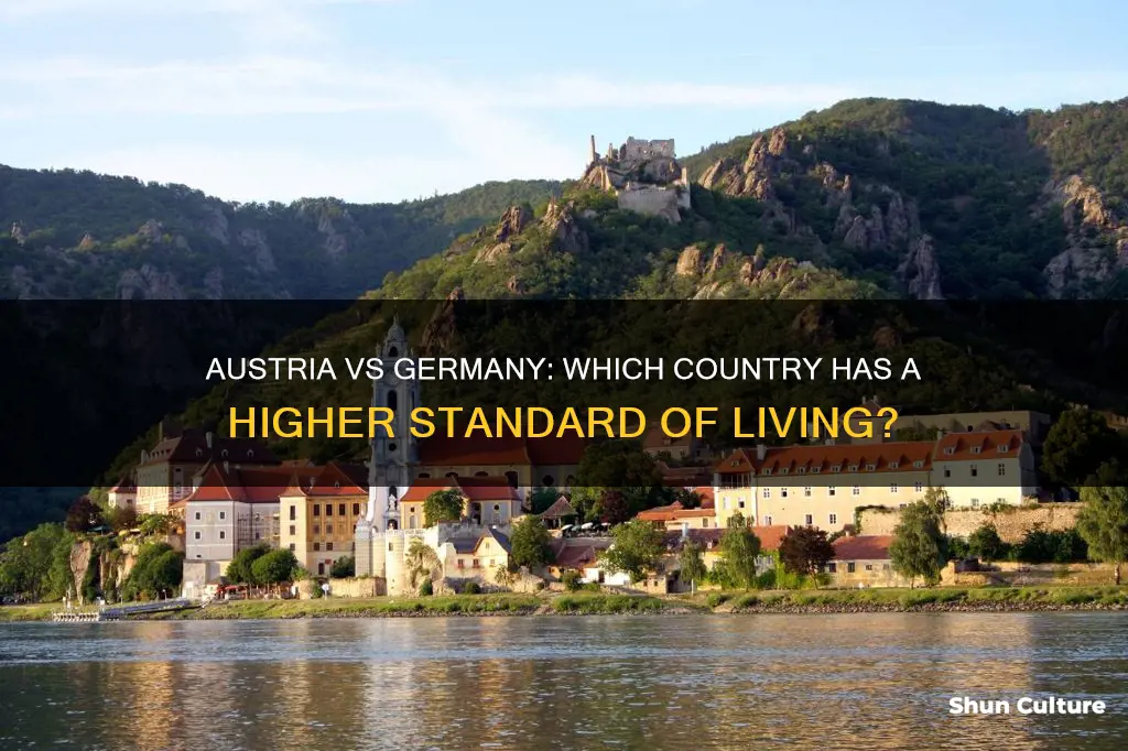 is austria upper class compared to germany