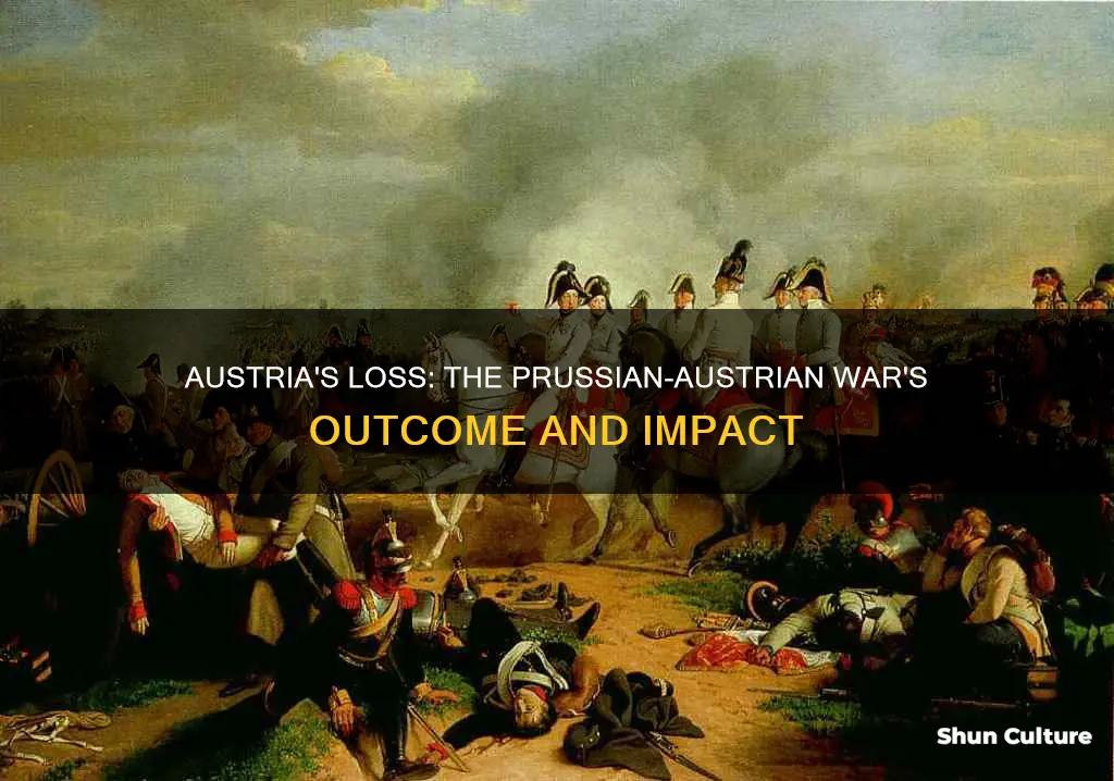 is austria won prussian austrian war