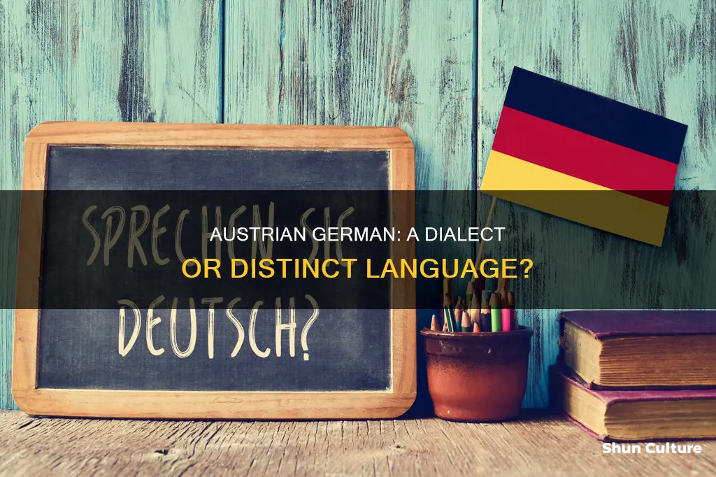 is austrian a dialect of german