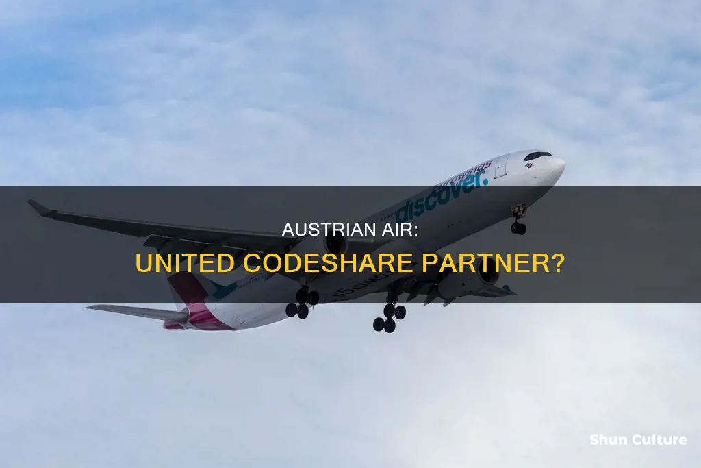 is austrian air a united codeshare partner