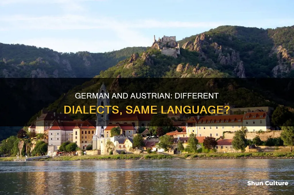 is austrian and german the same language