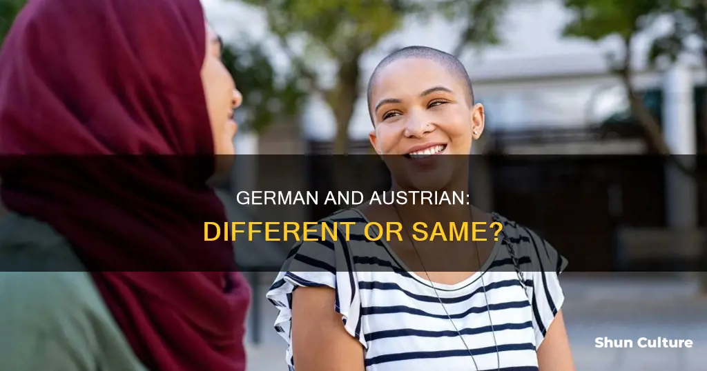 is austrian and german the same