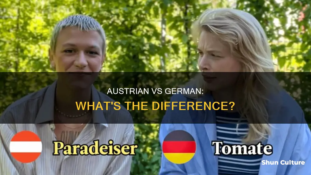 is austrian different from german