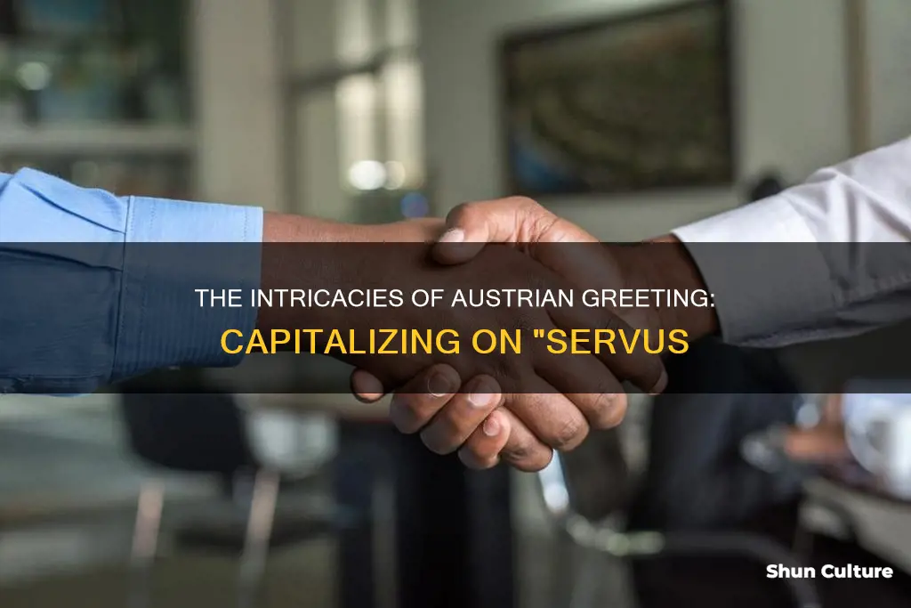 is austrian greeting servus capitalized