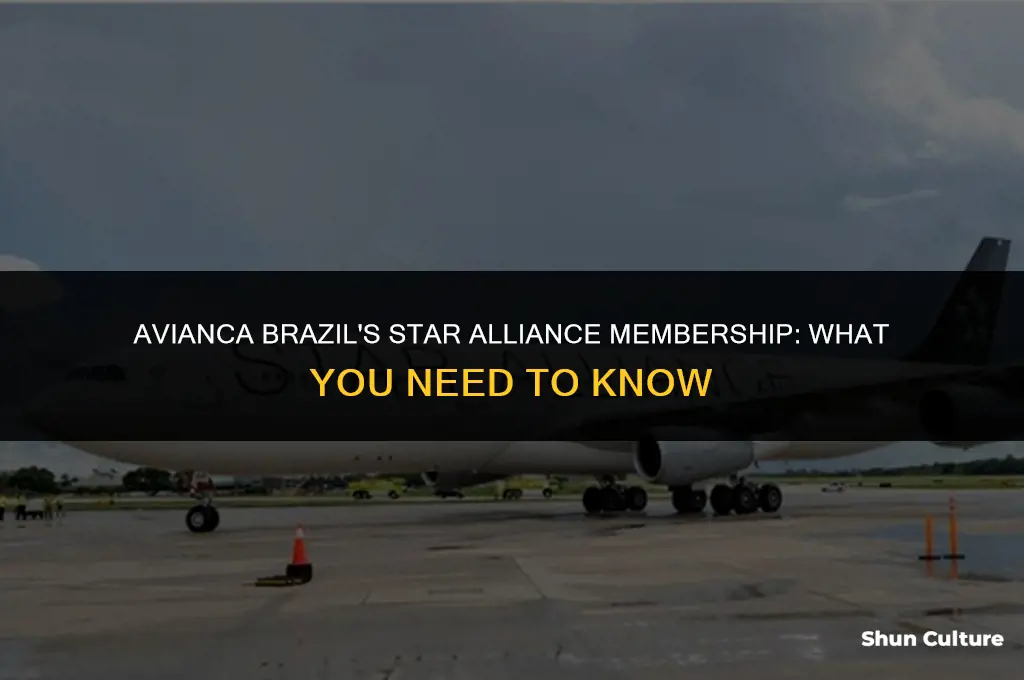 is avianca brazil part of star alliance