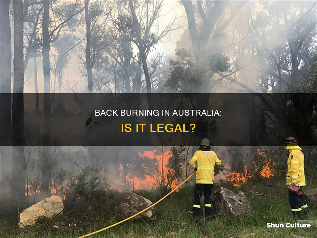 is back burning banned in australia