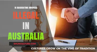 Backdating Invoices: Is It Legal in Australia?